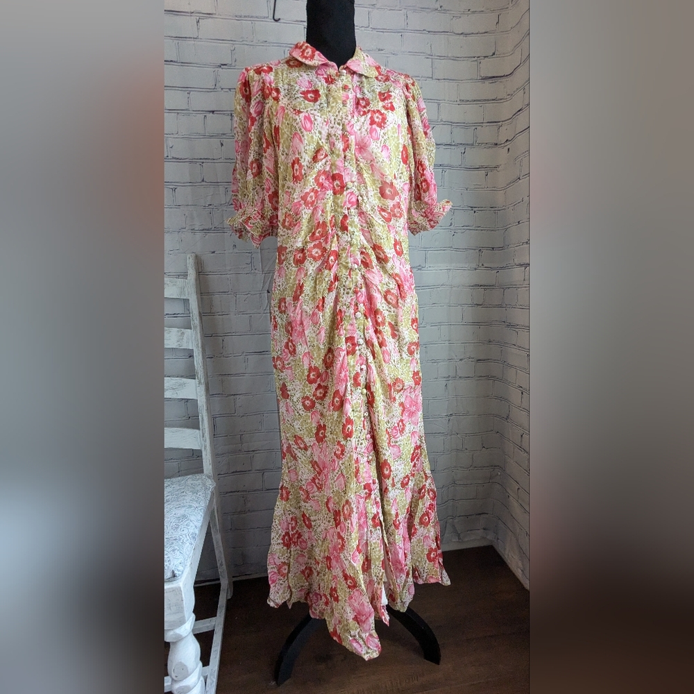 Anthropologie NWT mesh shirt dress - Picture 2 of 16